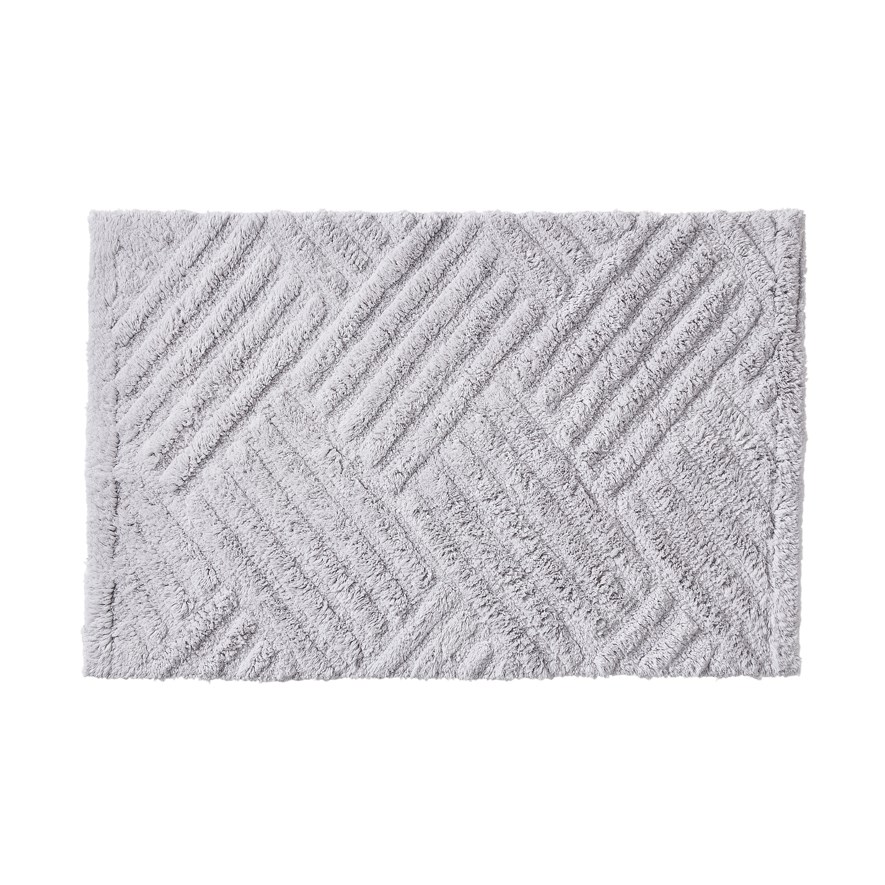 Paradise Soft Grey Bath Mat Adairs