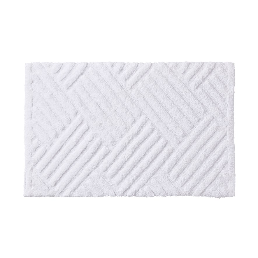 Paradise Bath Mat Bath Mat White Adairs