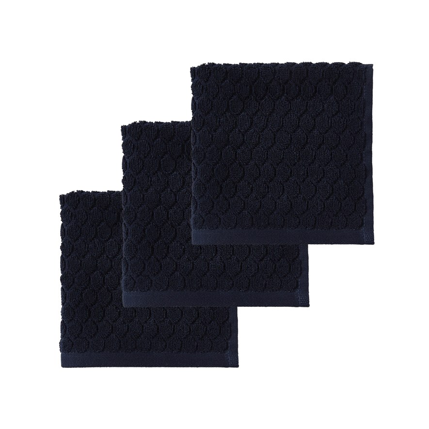 Oasis Towel Range Bath Towel Navy Adairs