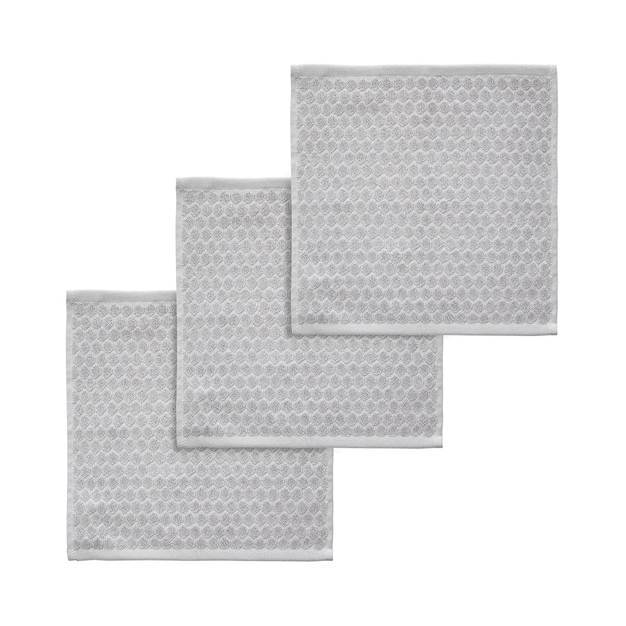 Oasis Towel Range Bath Towel Soft Grey Adairs