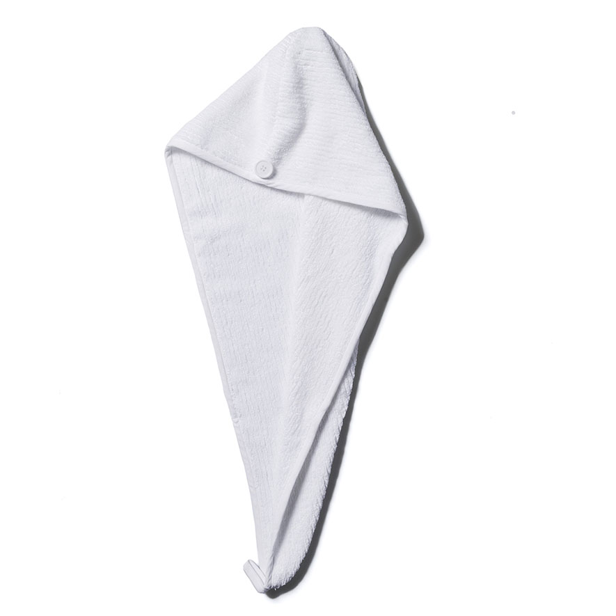 White hair towel outlet