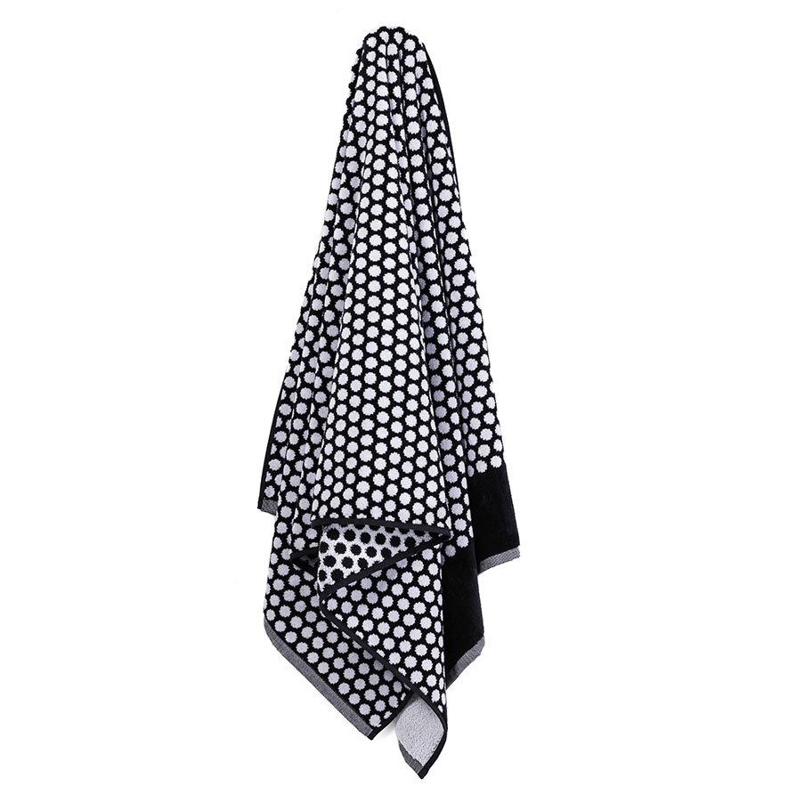 Eclipse Towel Black White Adairs