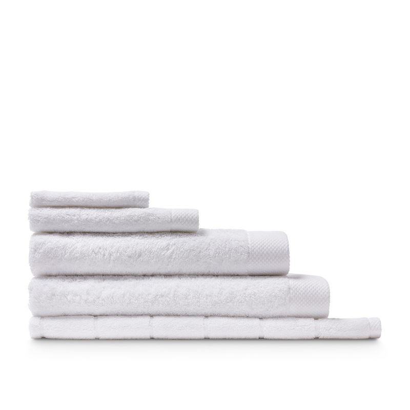 Navara Snow Solid Bamboo Cotton Towel Range