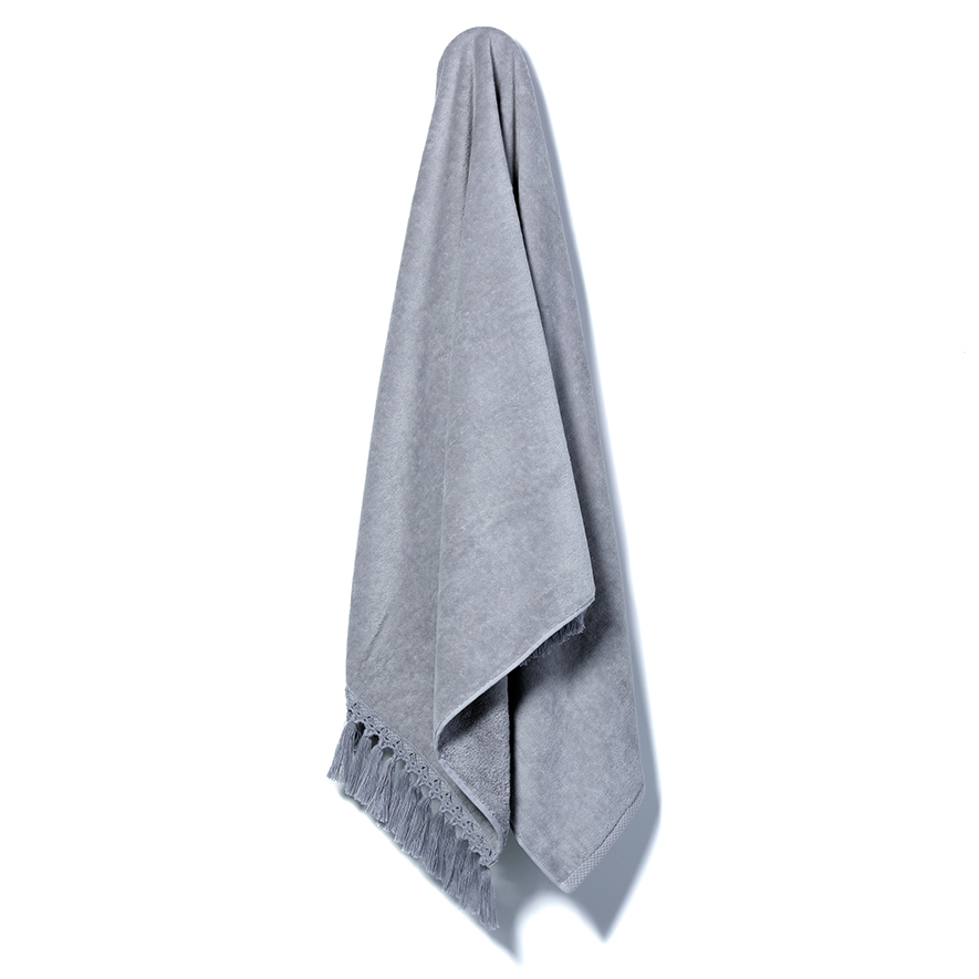 European Collection Luxe Velour Towels Moonrock Adairs