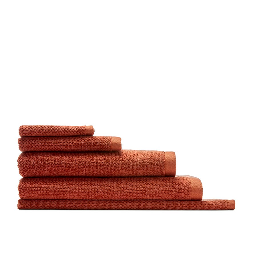 Dark outlet orange towels