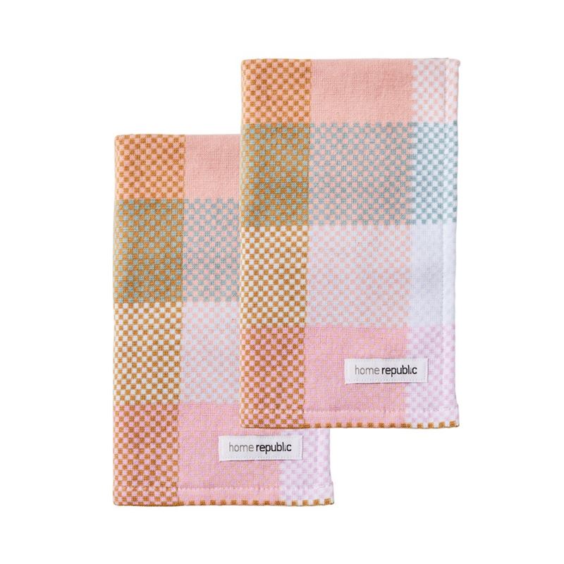 Soulful Check Hand Towel Pack of 2