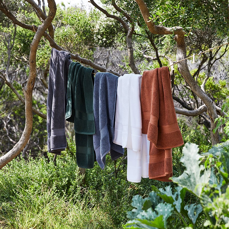 Organic sales white towels