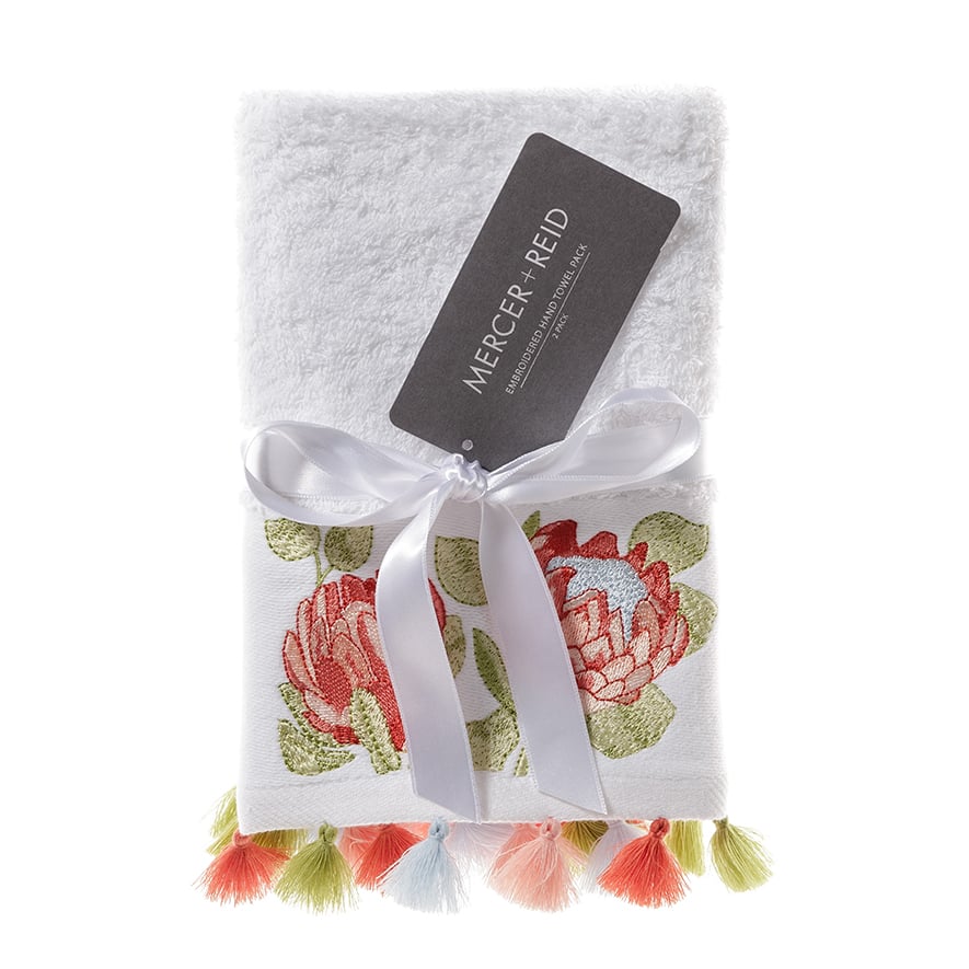 Embroidered Hand Towels 2 Pack Australiana Adairs