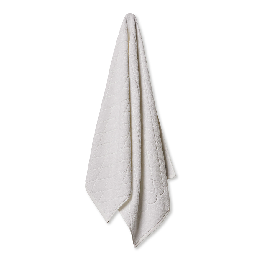 Lisbon Textured Towels White Adairs