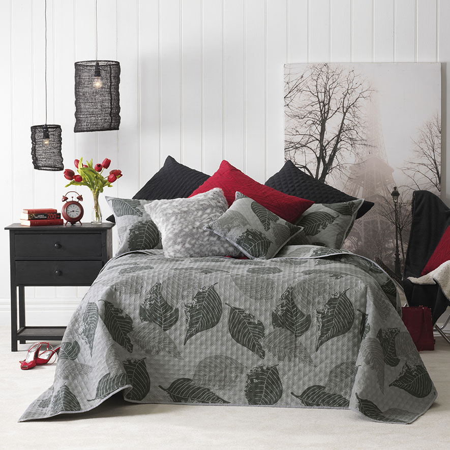 Terika Bedspread Set Grey Adairs