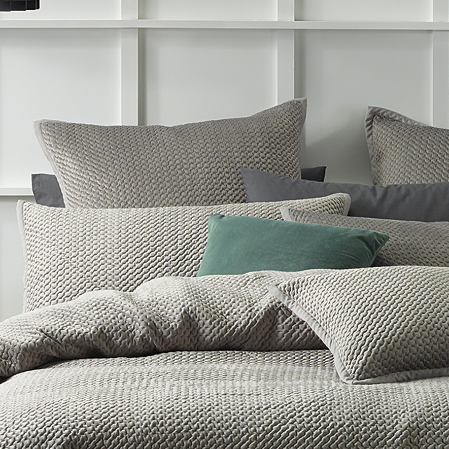 Harlow Coverlet Set Stone Adairs