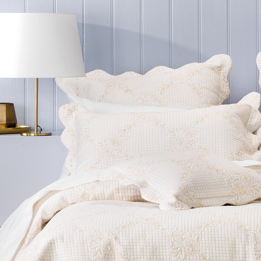 Belle Ecru Bedspread Set + Accessories Adairs