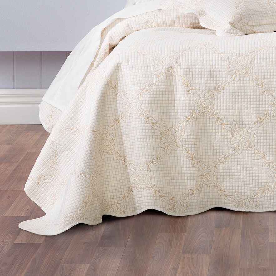 Belle Ecru Bedspread Set + Accessories Adairs