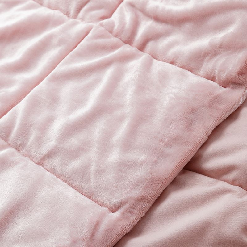 Plush Rose Quilted Blanket