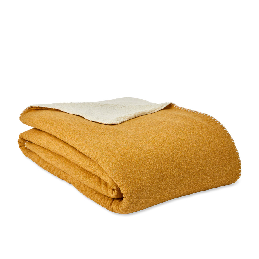 Spencer Mustard Blanket Adairs