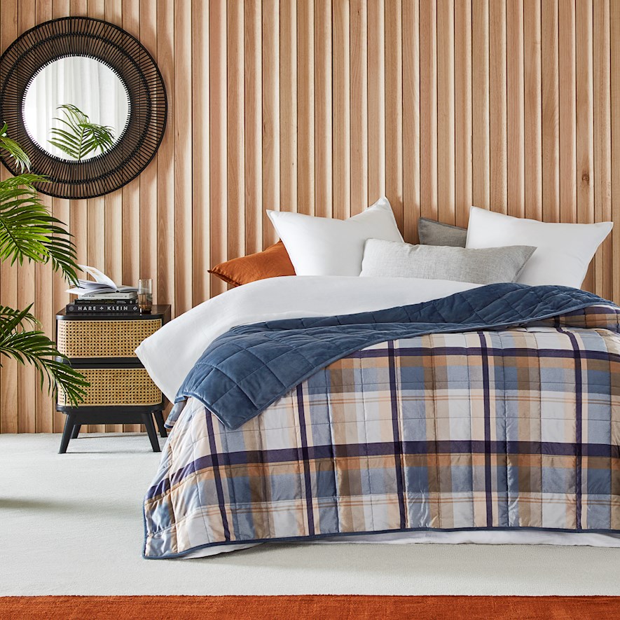 Weighted Check Blanket Adairs
