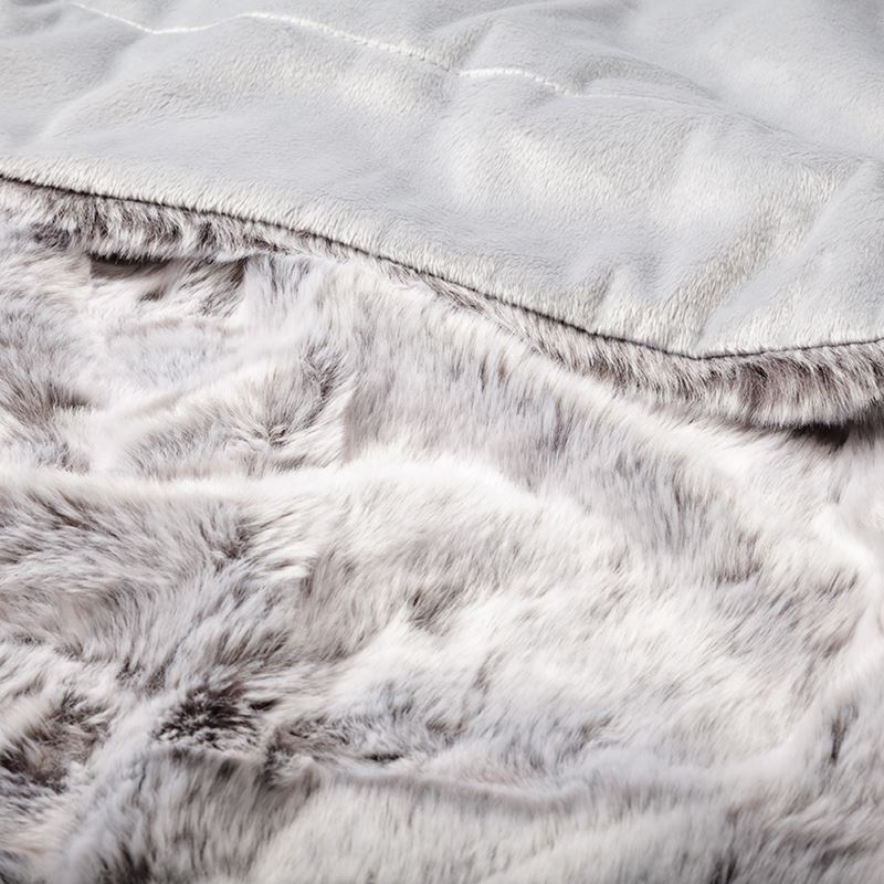 Montana Fur Blanket Grey Wolf 