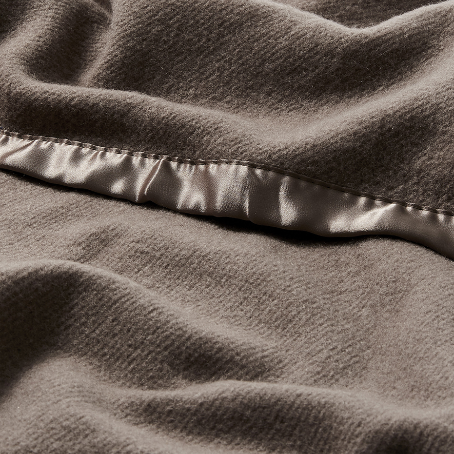 Bamboo Wool Blanket Latte Adairs