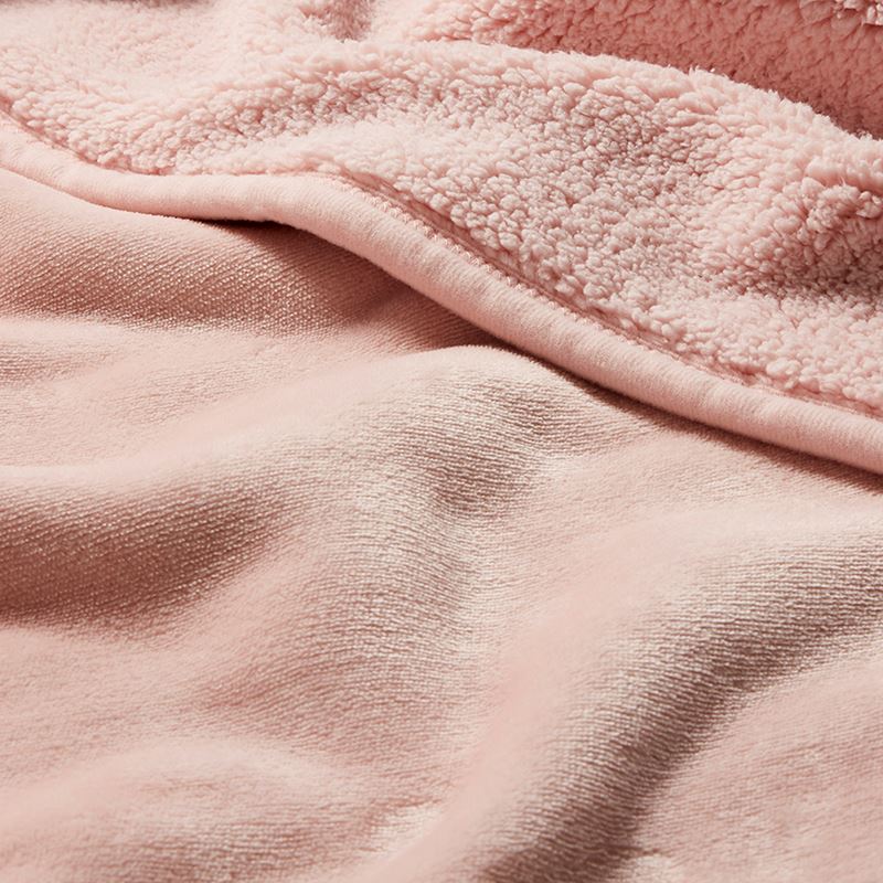 Sherpa Blanket Chalk Pink