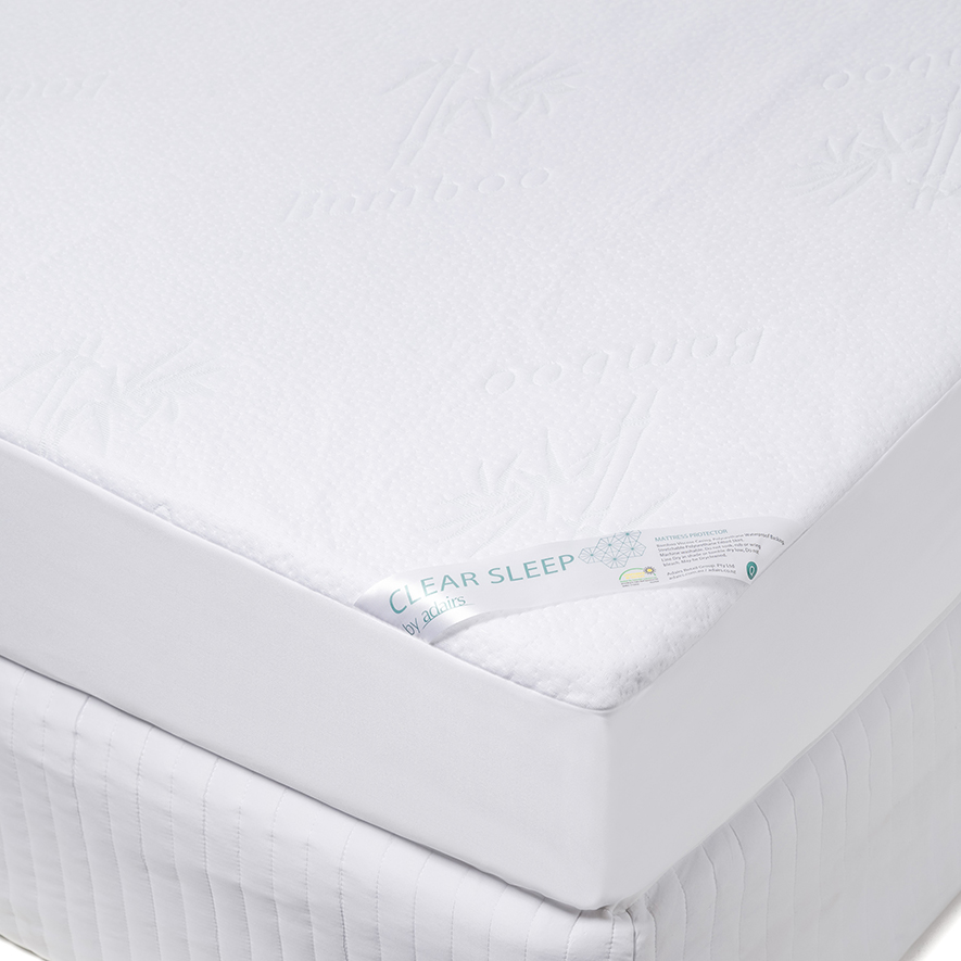 Clear Sleep Bamboo Jersey Waterproof Mattress Protector Adairs