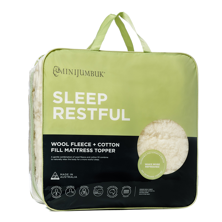 Bed & Mattress Toppers Wool, Bamboo & Foam Adairs