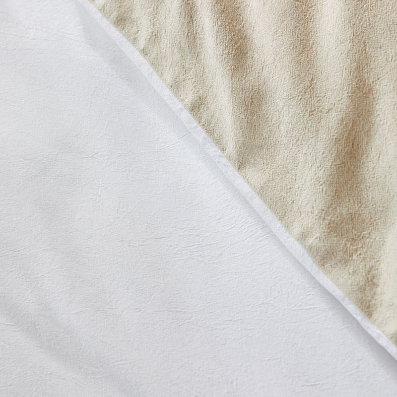 Olsen Linen Cotton Natural & White Quilt Cover Set + Separates
