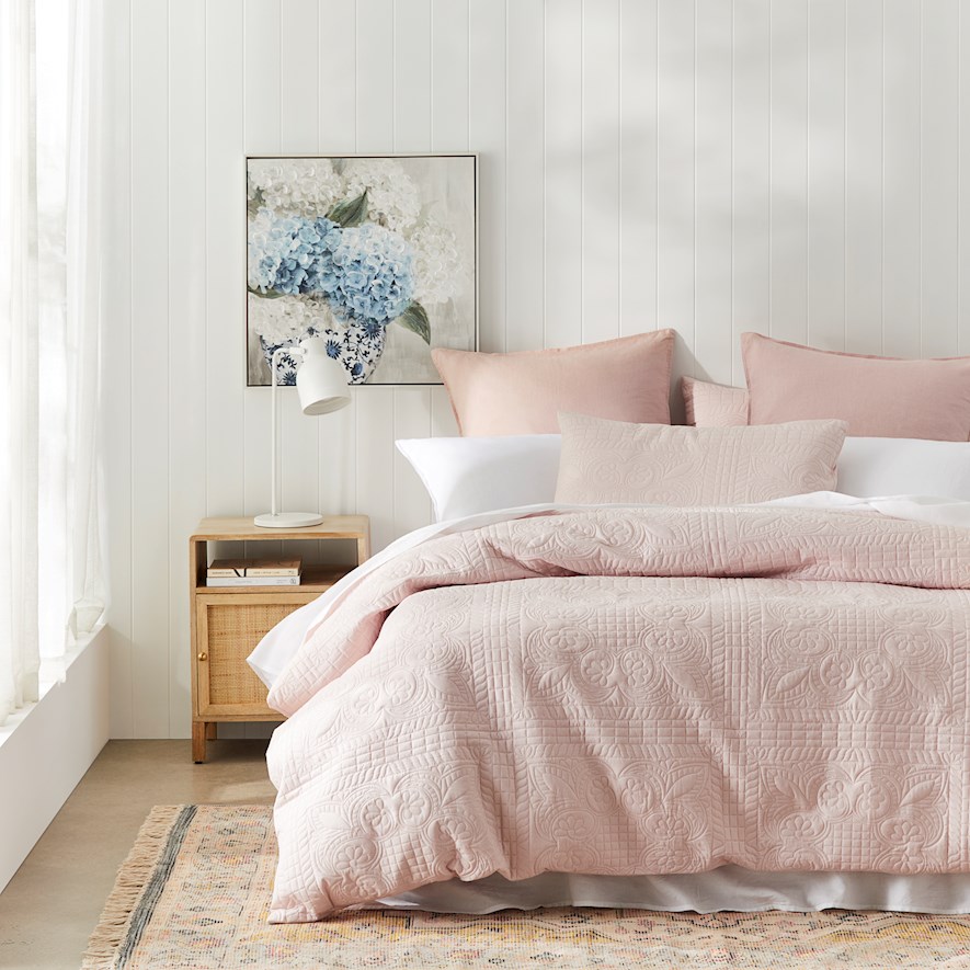 Adairs pink quilt cover shop