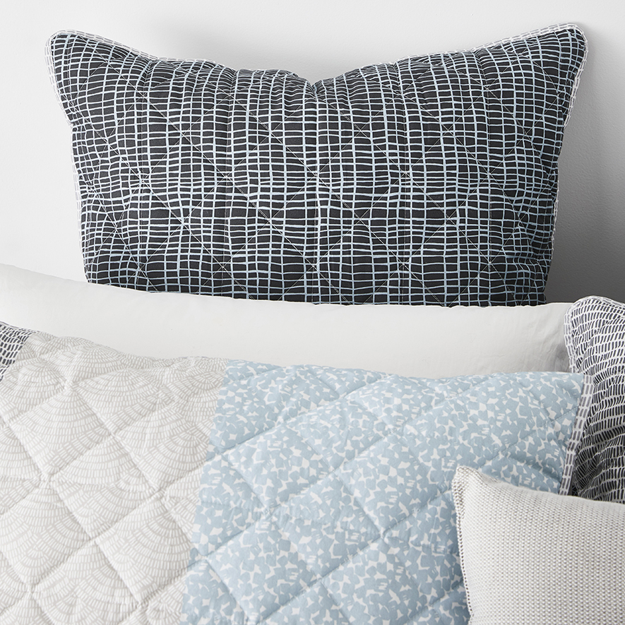 Lonsdale Grey Quilt Cover Set Adairs