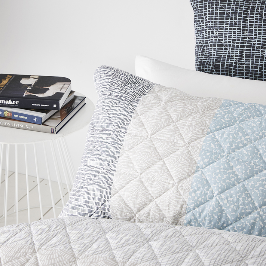 Lonsdale Grey Quilt Cover Set Adairs