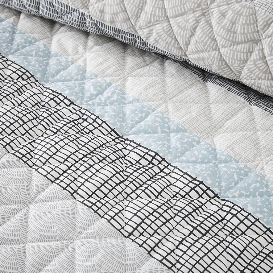 Lonsdale Grey Quilt Cover Set Adairs