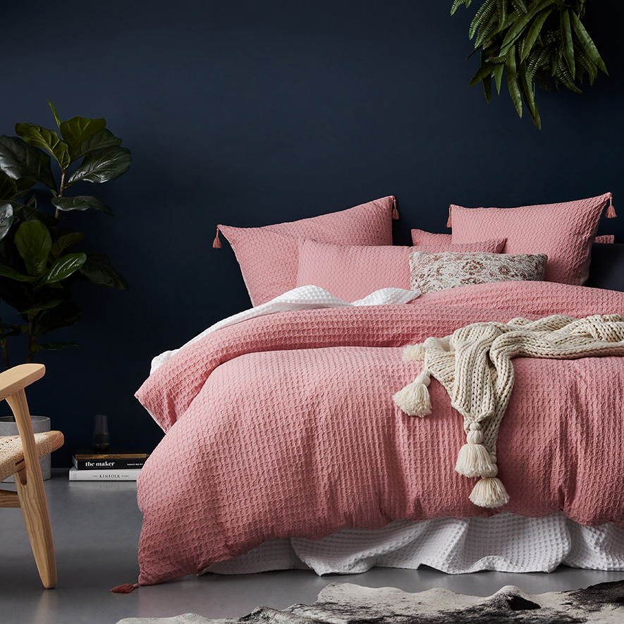 Pip Quilt Cover Set Pink Adairs