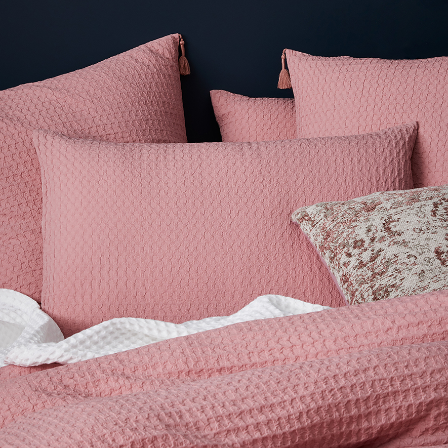 Pip Quilt Cover Set Pink Adairs
