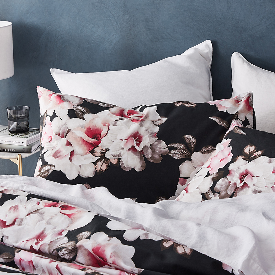 Rose Garden Deep Pink Quilt Cover Set + Separates Adairs