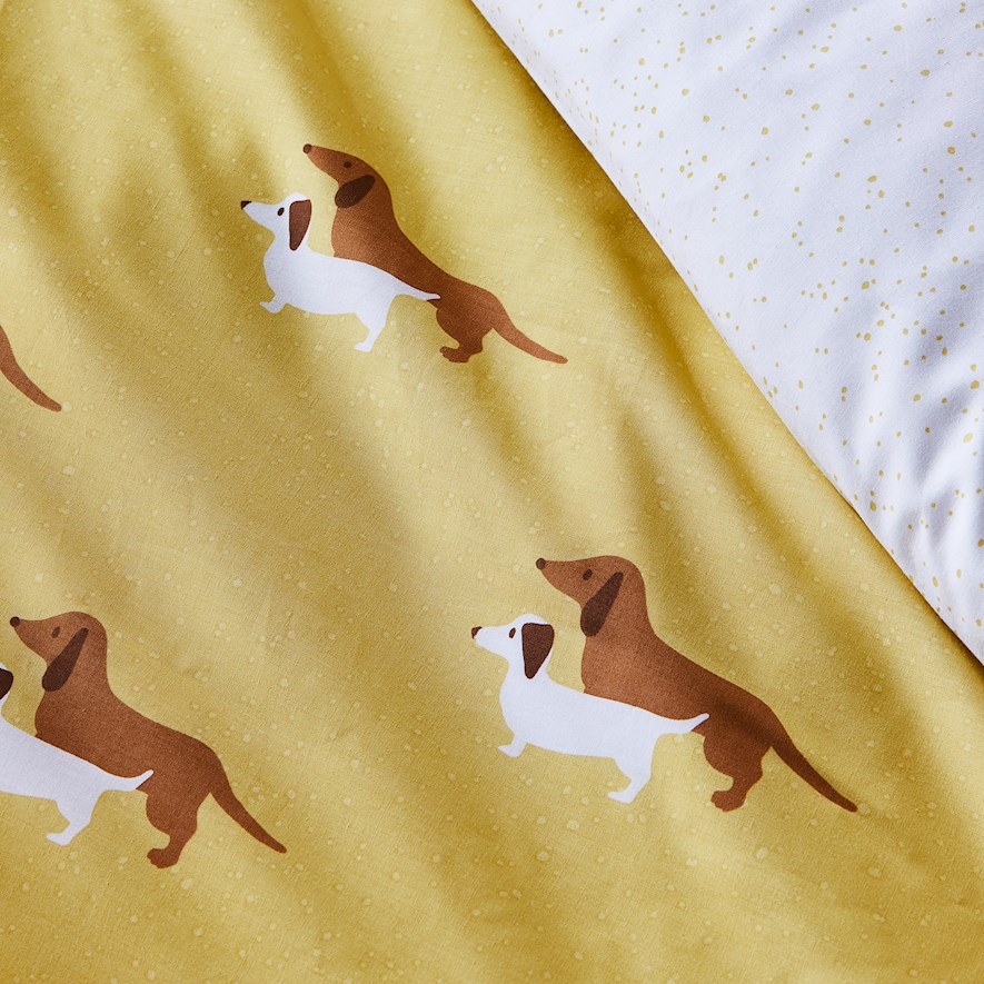 Tucker Mustard Quilt Cover Set Adairs