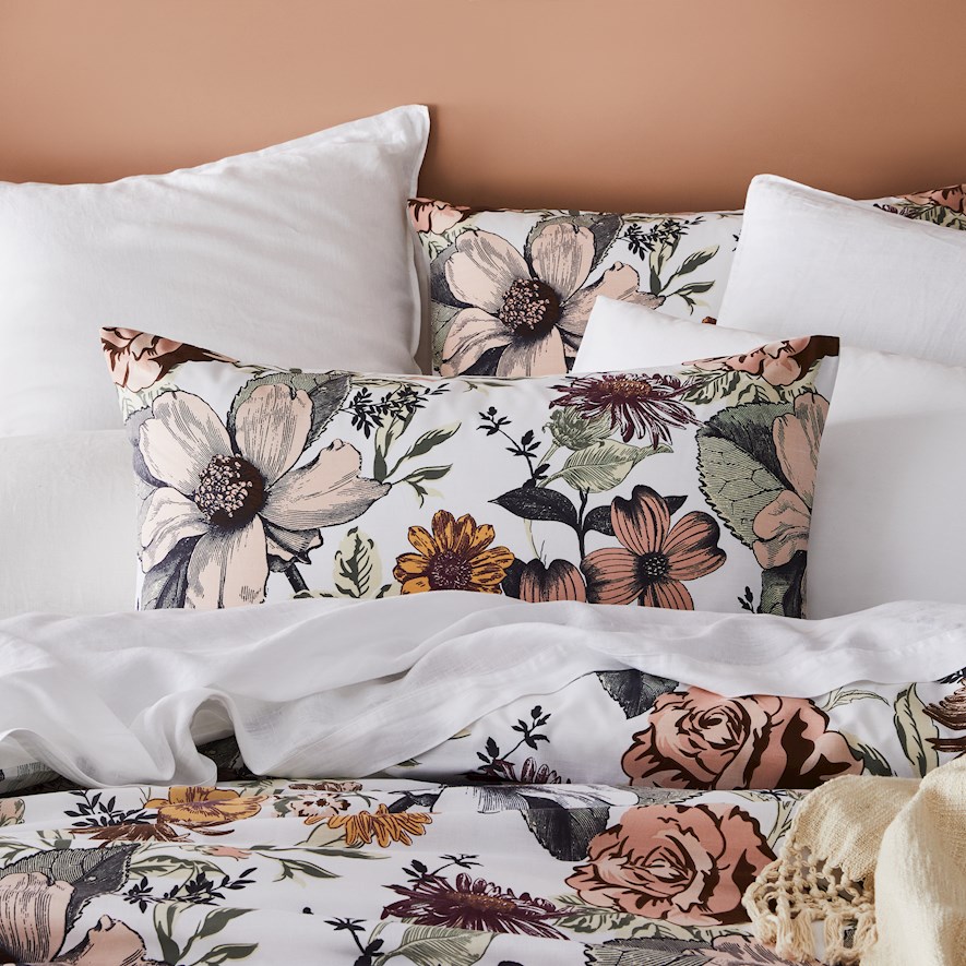 Maddy Pink Quilt Cover Set Adairs