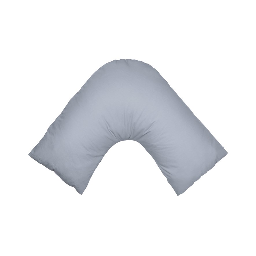 Fresh Sky Grey U Shape Pillowcases U Shape Adairs