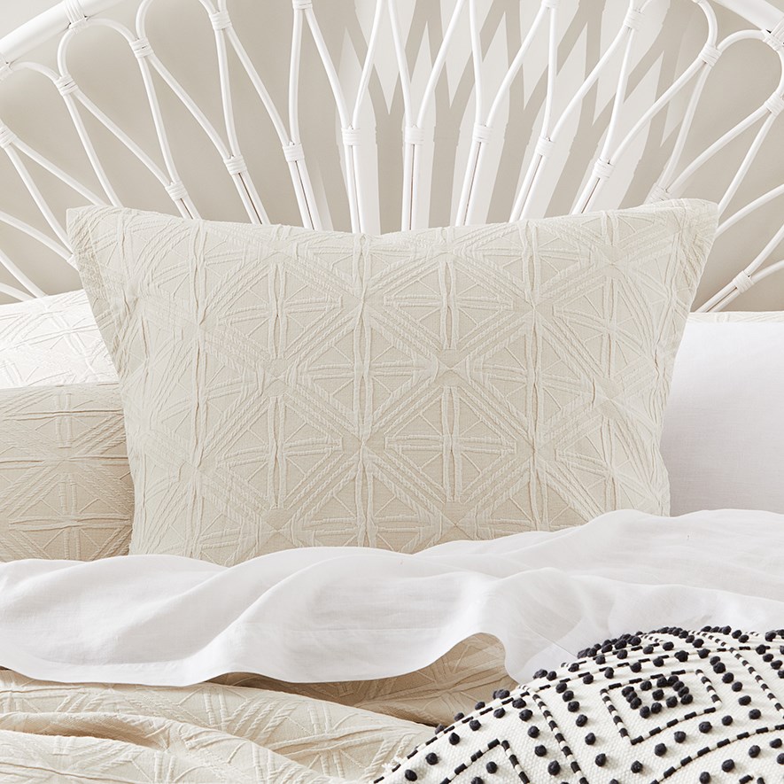 Villa Oatmeal Pillowcase Adairs