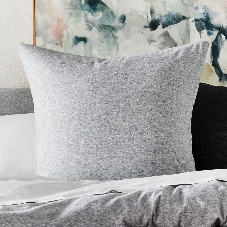 Ultra Soft Jersey Grey Marble Pillowcase Adairs