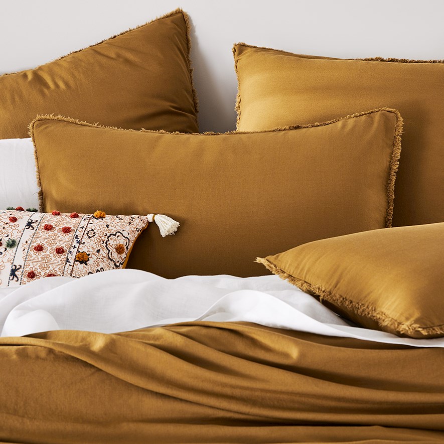Bamboo Linen Cumin Pillowcase Adairs