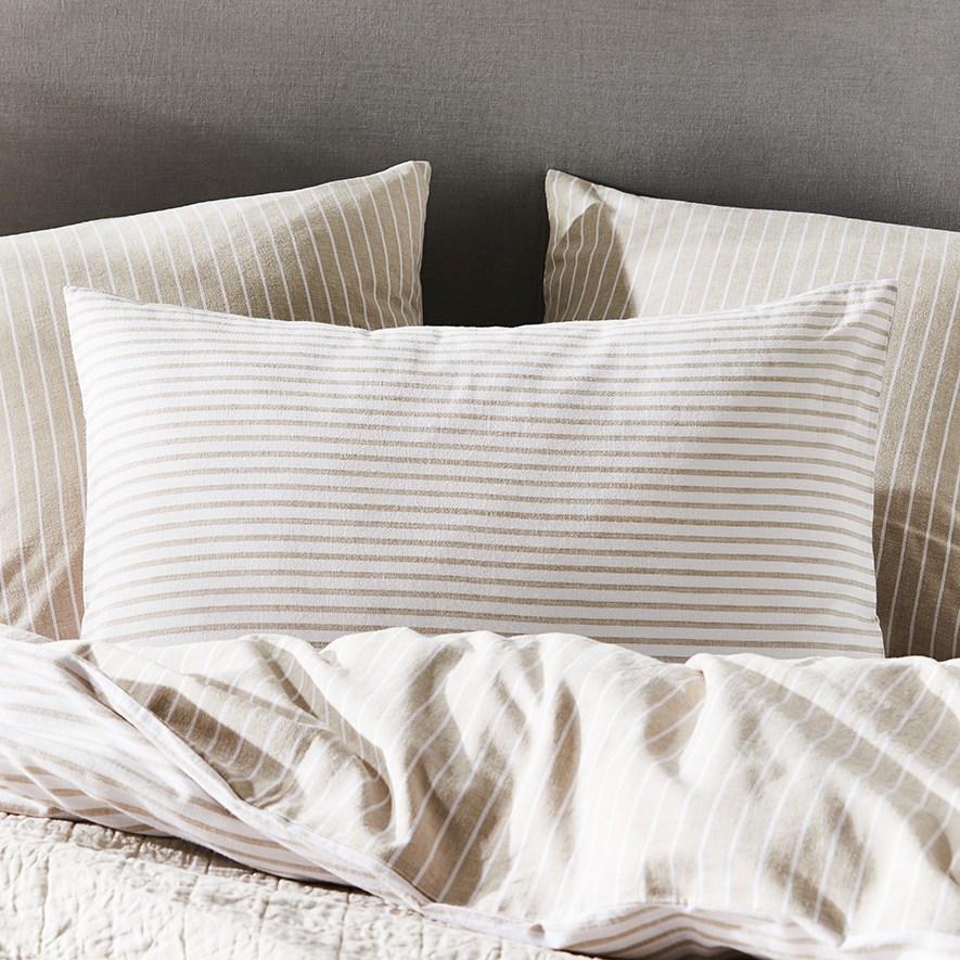 Vintage Washed Linen Stripe Pillowcase Adairs