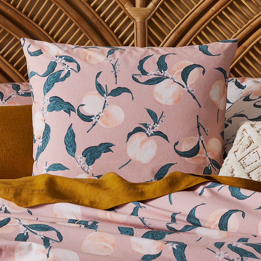 Stonewashed Peaches Pillowcase Adairs