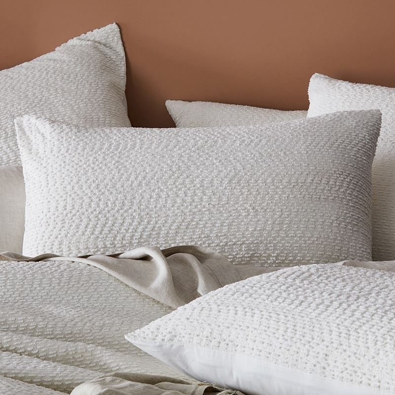 Bree Boucle Coconut Pillowcases