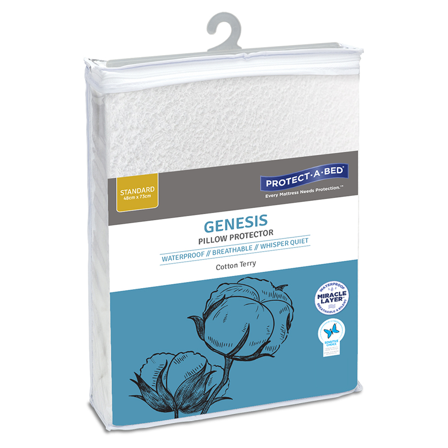 Genesis Cotton Terry Standard Pillow Protector Adairs