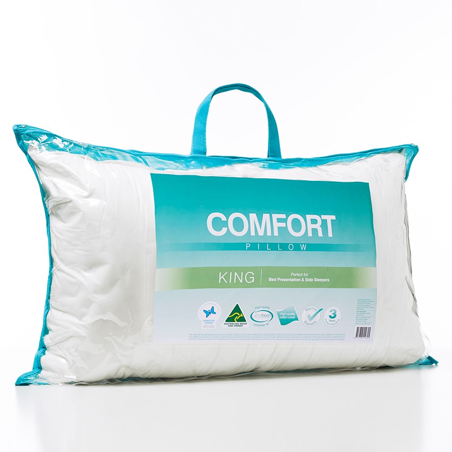 White Comfort King Pillow Adairs