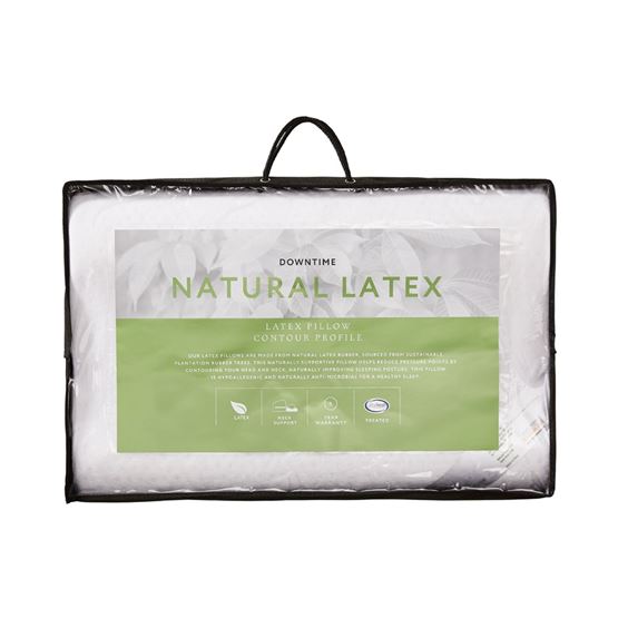 Downtime Natural Latex Pillows Standard  Contour