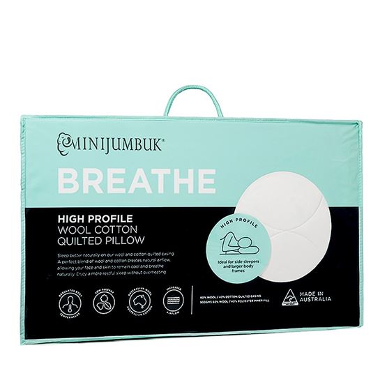 MiniJumbuk Standard High Profile Breathe Pillow 