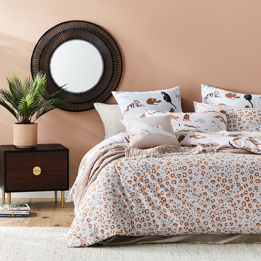 Trixie Pink Quilt Cover Set Adairs