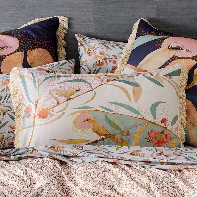 Dana Kinter Love Blooms Natural Quilt Cover Set