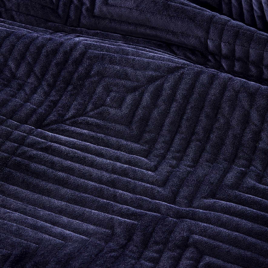 Ellery Velvet Quilted Quilt Cover Bedroom Adairs