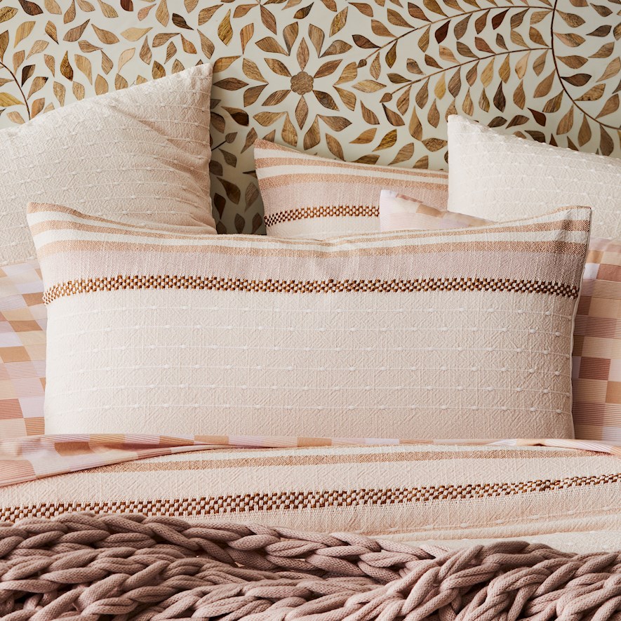 Melody Soft Pink Quilt Cover Adairs
